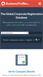 Mobile Screenshot of businessprofiles.com